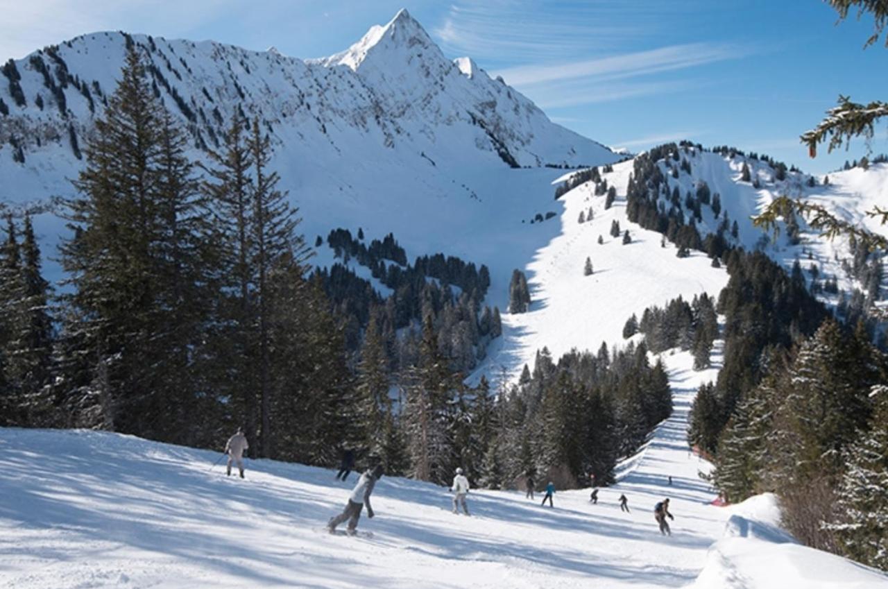 Joli Studio 4 Pers 30M Des Pistes Balcon Plein Sud Au Pieds Des Pistes B27- Draps Non Compris Saint-Jean-dʼAulps Exterior foto