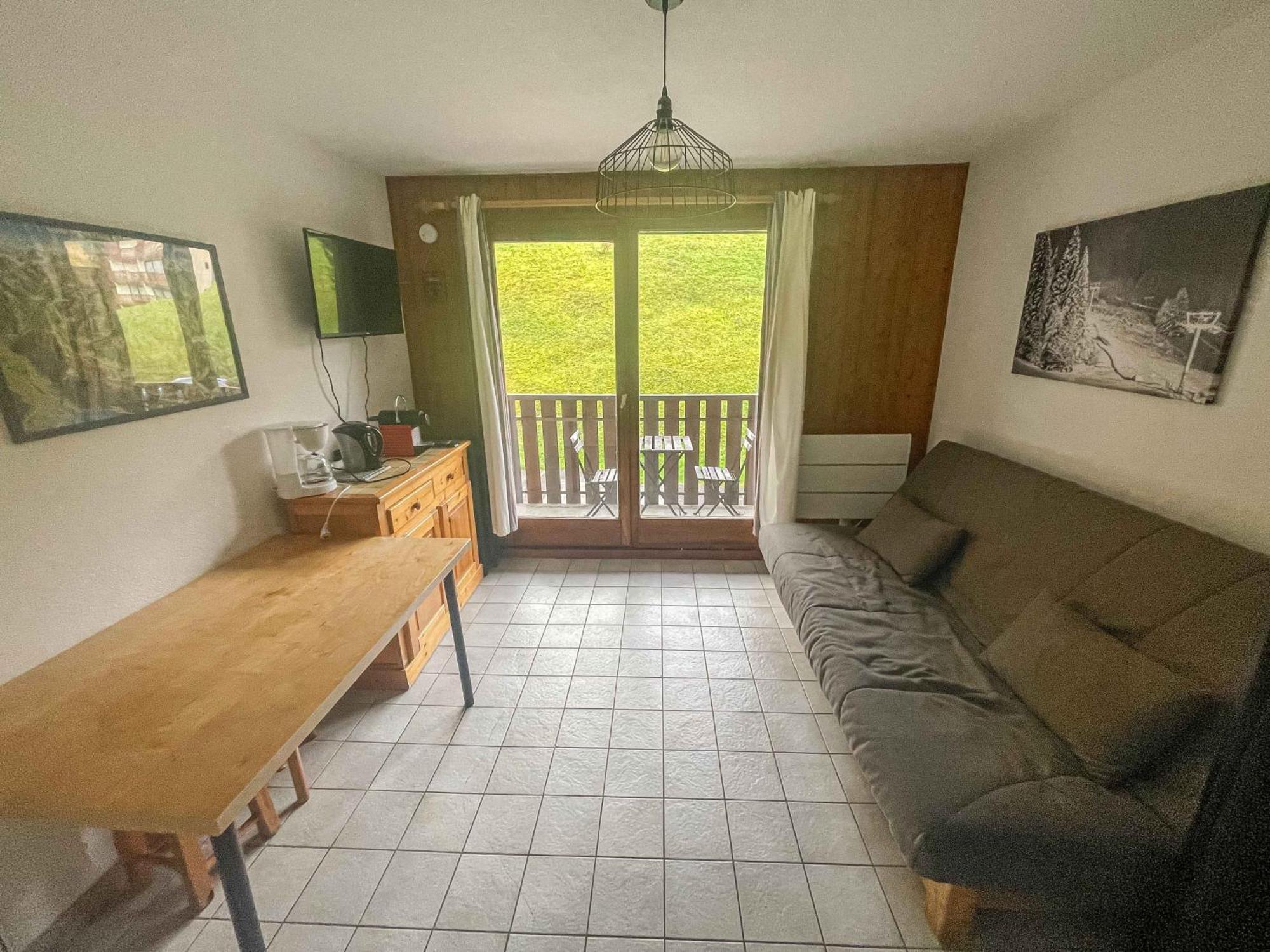 Joli Studio 4 Pers 30M Des Pistes Balcon Plein Sud Au Pieds Des Pistes B27- Draps Non Compris Saint-Jean-dʼAulps Exterior foto