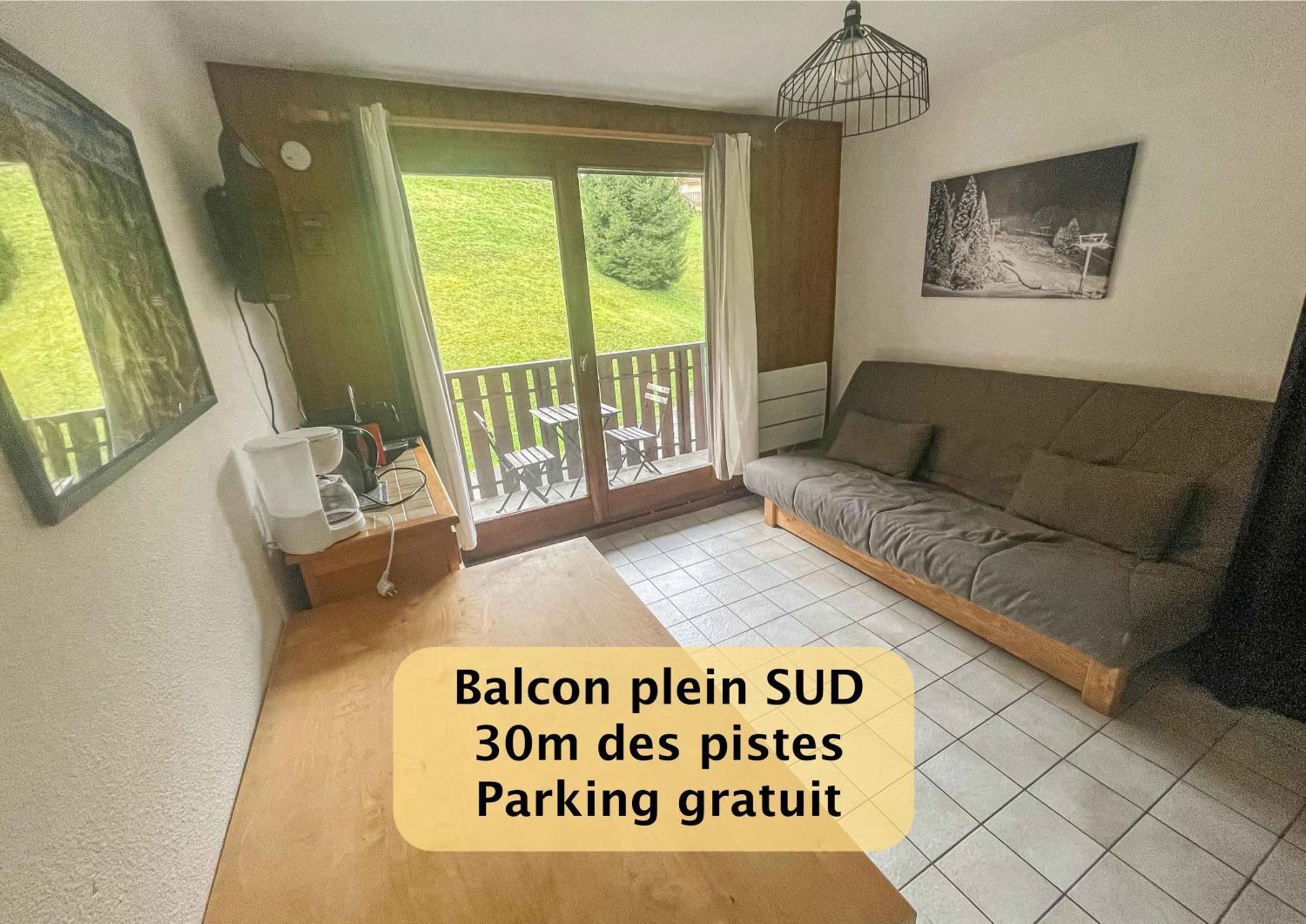 Joli Studio 4 Pers 30M Des Pistes Balcon Plein Sud Au Pieds Des Pistes B27- Draps Non Compris Saint-Jean-dʼAulps Exterior foto